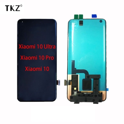 Xiaomi Mi 10 Ultra Global Lcd ডিসপ্লের জন্য অরিজিনাল অ্যামোলেড এলসিডি 5জি 6.67 ইঞ্চি স্ক্রিন রিপ্লেসমেন্ট